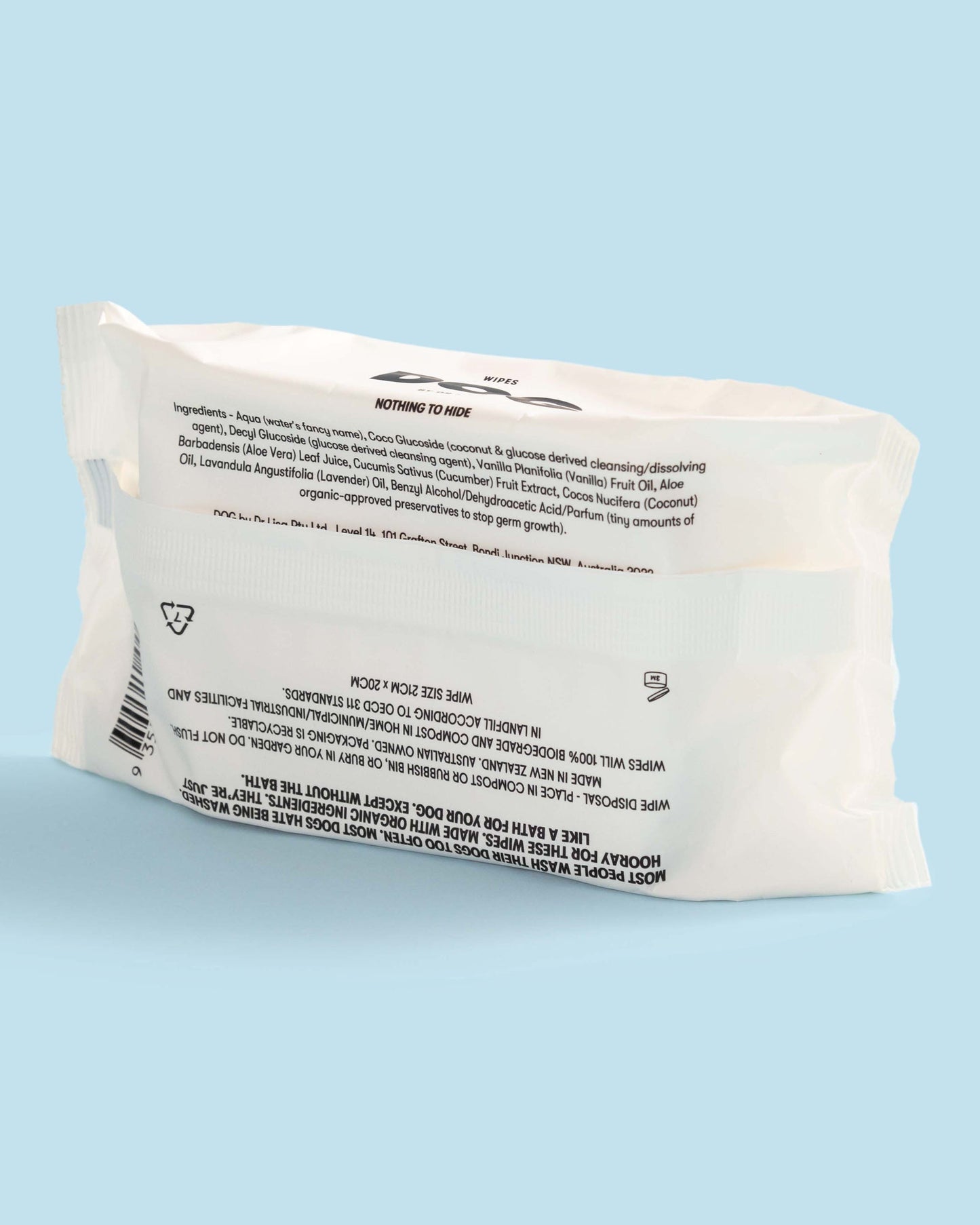 DOG Travel Wipes - 6 Pack