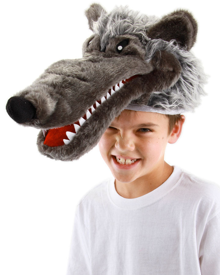 Big Bad Wolf Kids Puppet Deluxe Hat