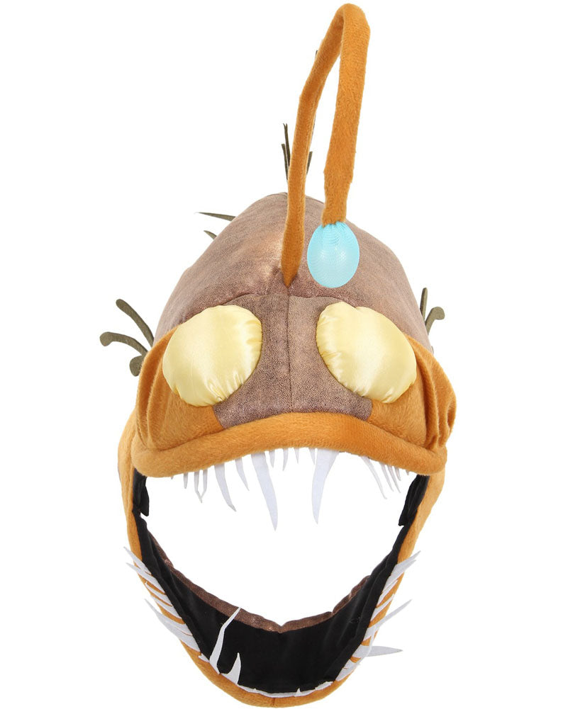 Light Up Anglerfish Jawsome Adults and Kids Deluxe Hat