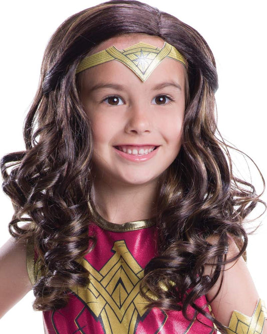 Justice League Wonder Woman Kids Wig