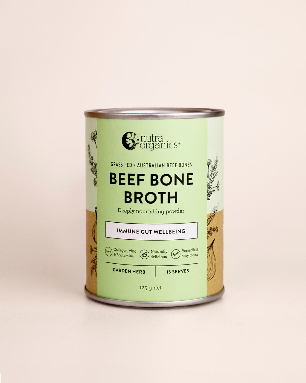 Beef Bone Broth Garden Herb