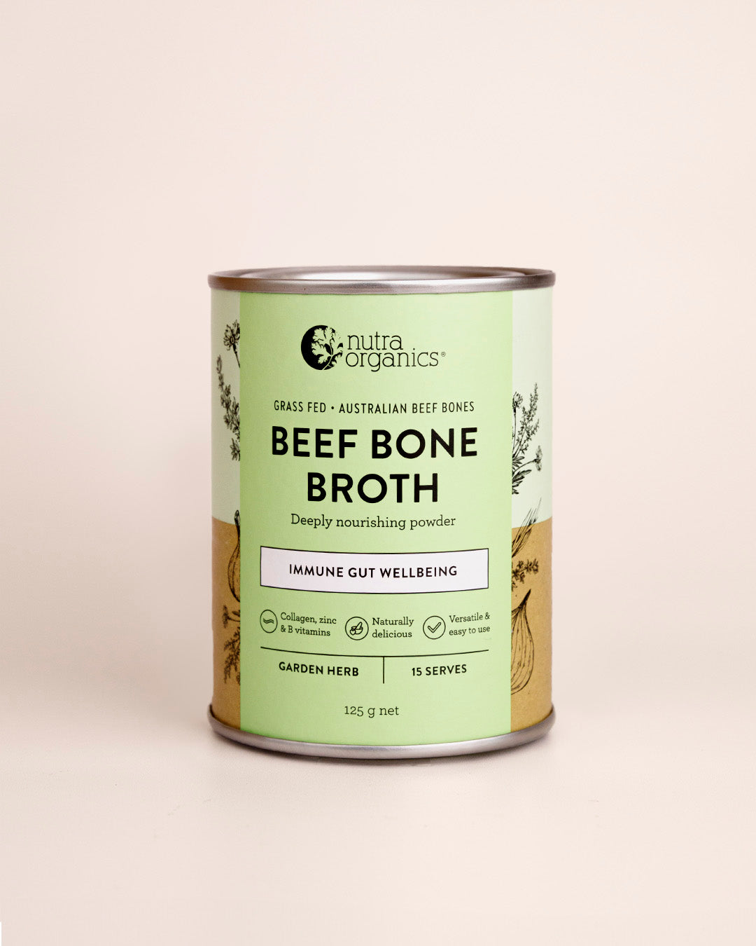 Beef Bone Broth Garden Herb