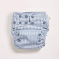 Indigo Pinstripe 2.0 Modern Cloth Nappy
