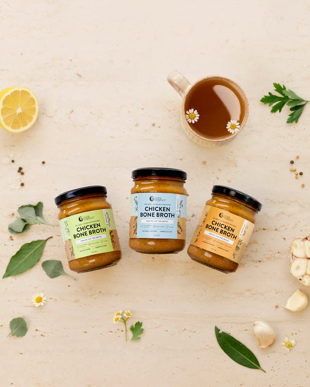 Chicken Bone Broth Concentrate Lemon & Paprika