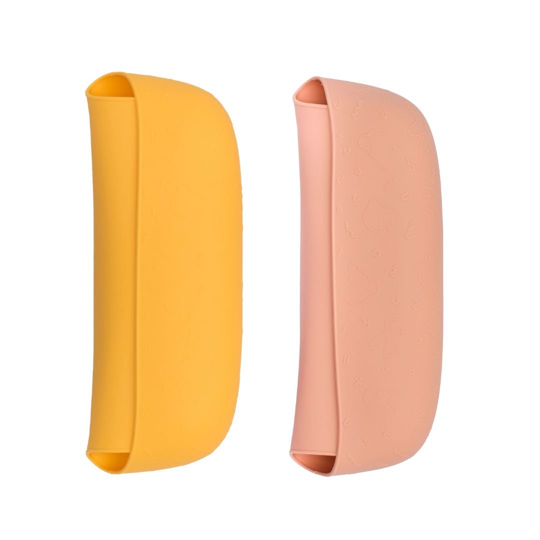 Catchie Bibs® 2.0 - Dark Peach & Mustard