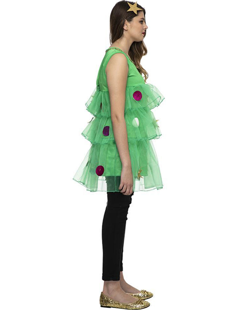 Pretty Christmas Tree Tunic Plus Size Womens Costume
