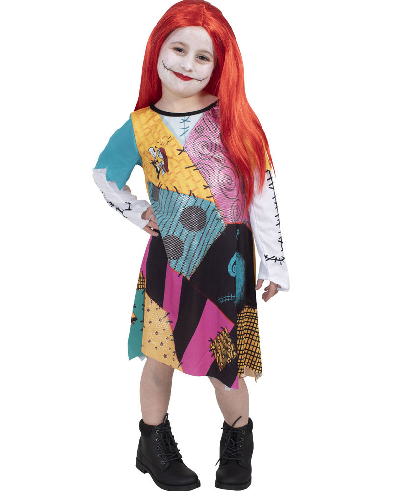 Disney Nightmare Before Christmas Sally Finkelstein Deluxe Kids Halloween Costume