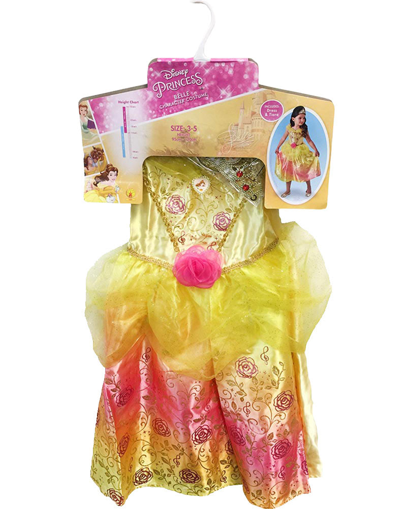 Disney Belle Rainbow Deluxe Girls Costume