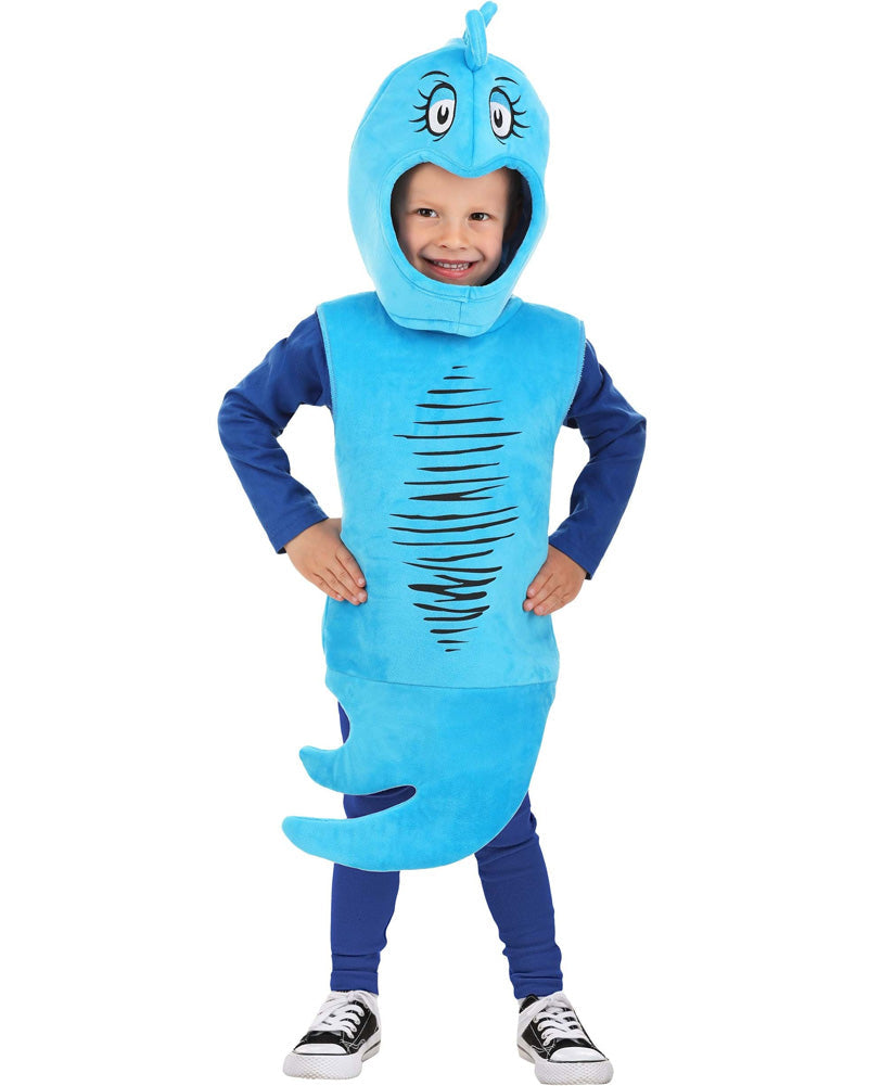 Dr Seuss Blue Fish Kids Costume