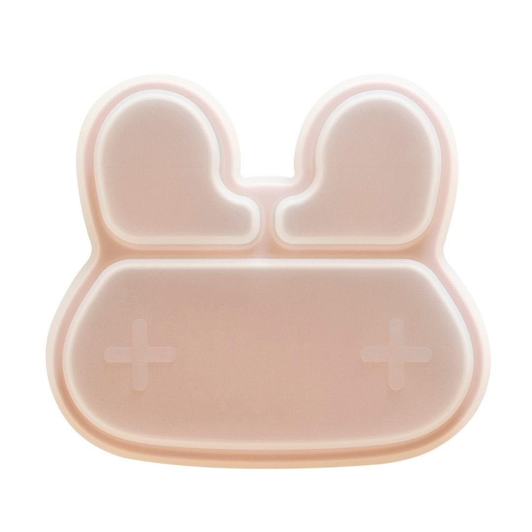 Bunny Stickie® Plate - Dark Peach