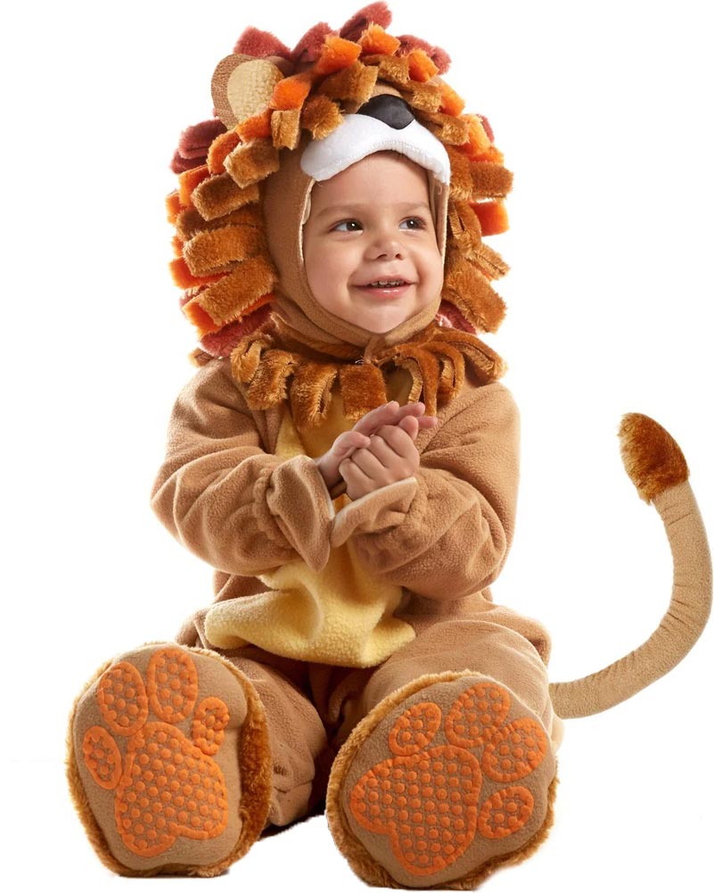 Lion Toddler Costume with Plush Zebra