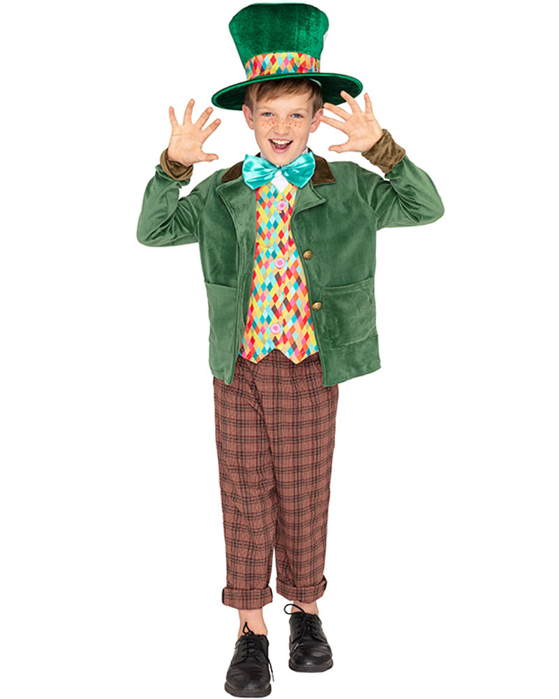 Maddest Hatter Deluxe Kids Costume