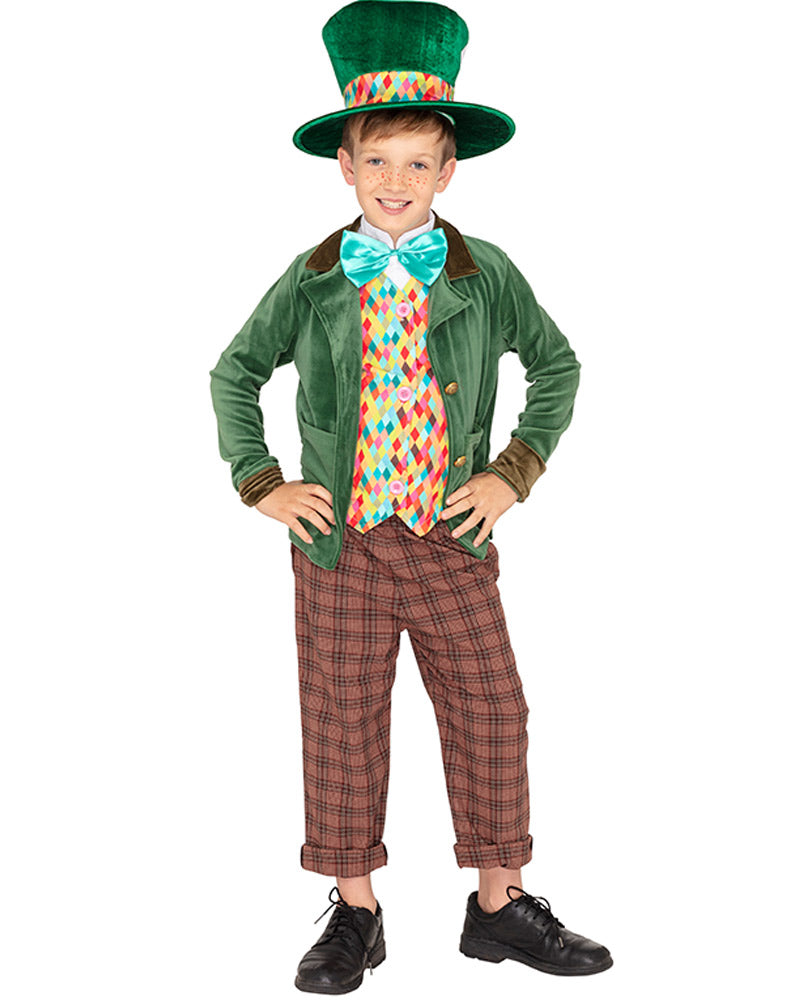 Maddest Hatter Deluxe Kids Costume