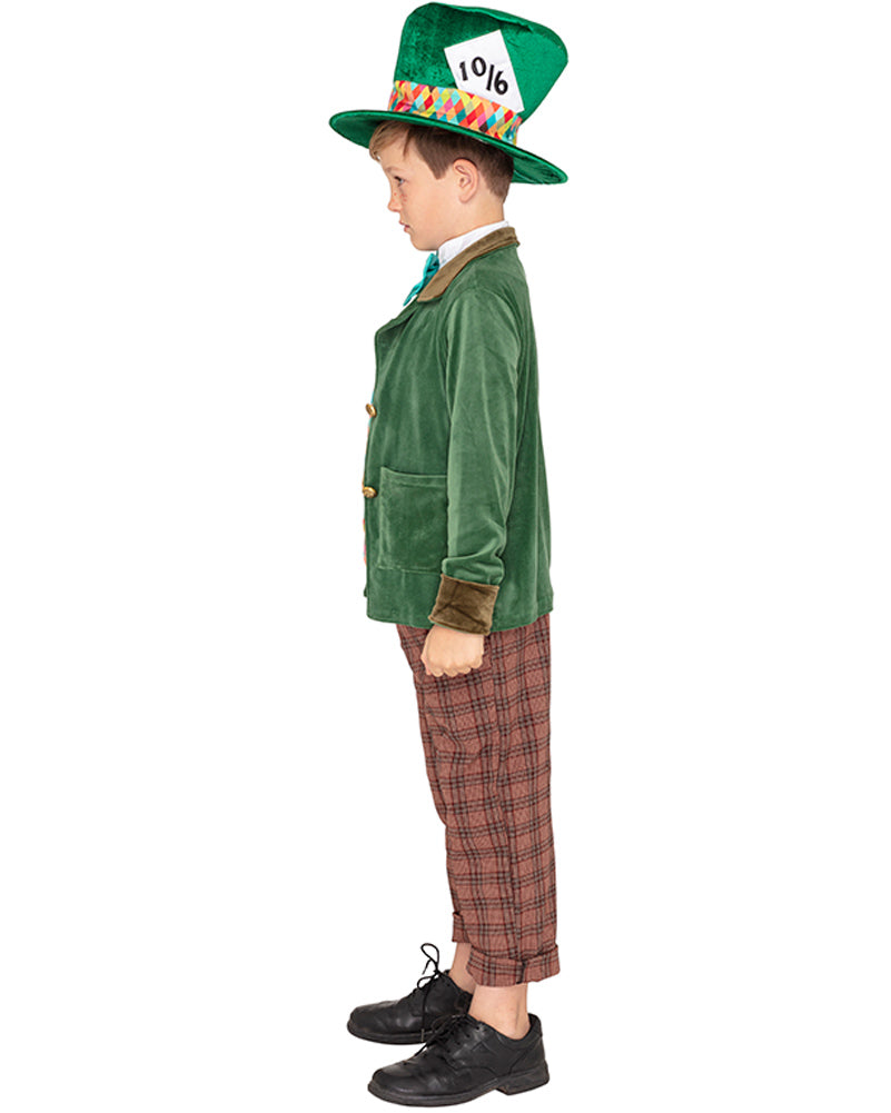Maddest Hatter Deluxe Kids Costume