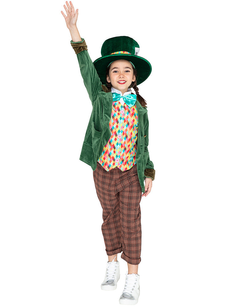 Maddest Hatter Deluxe Kids Costume