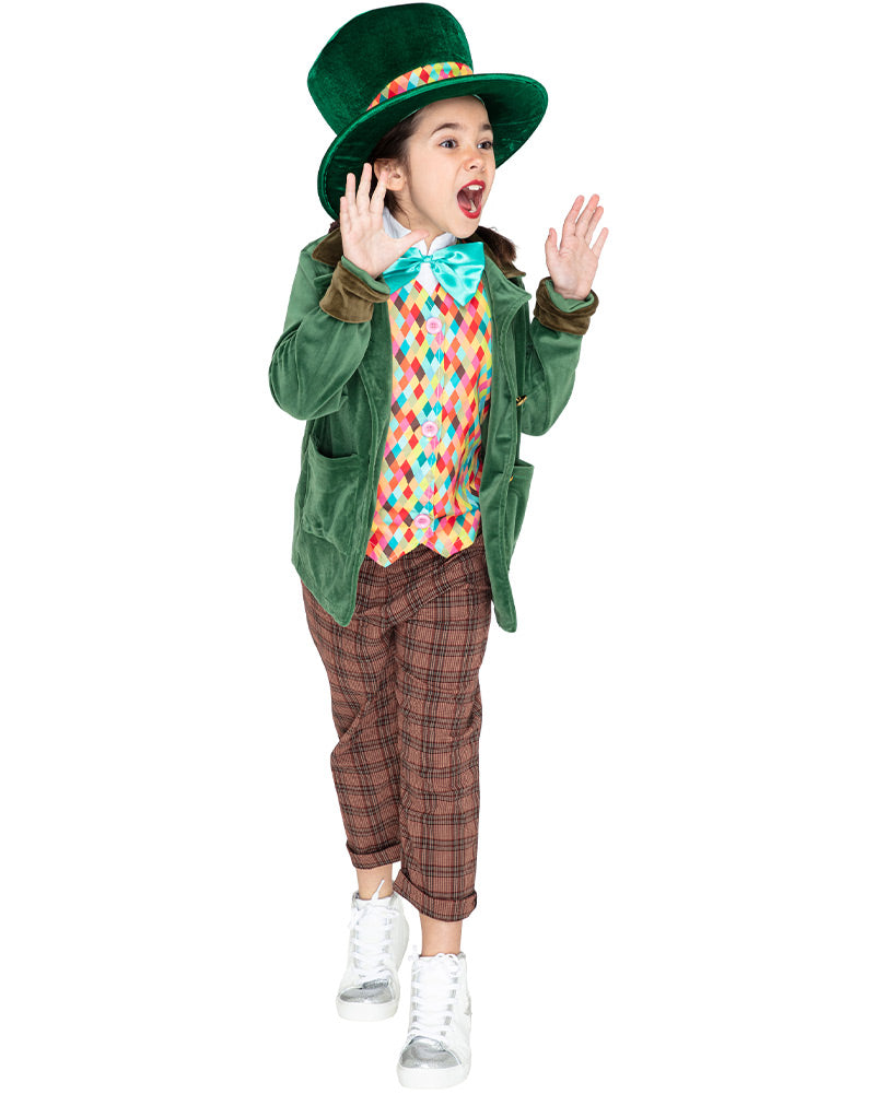 Maddest Hatter Deluxe Kids Costume