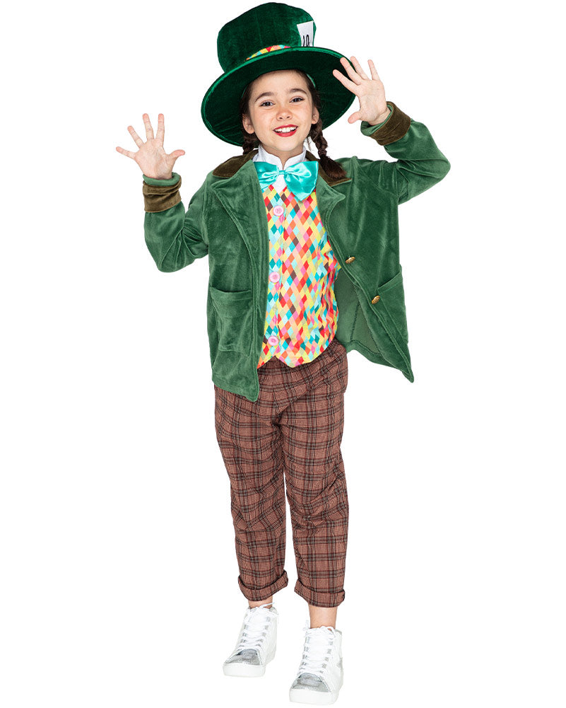 Maddest Hatter Deluxe Kids Costume