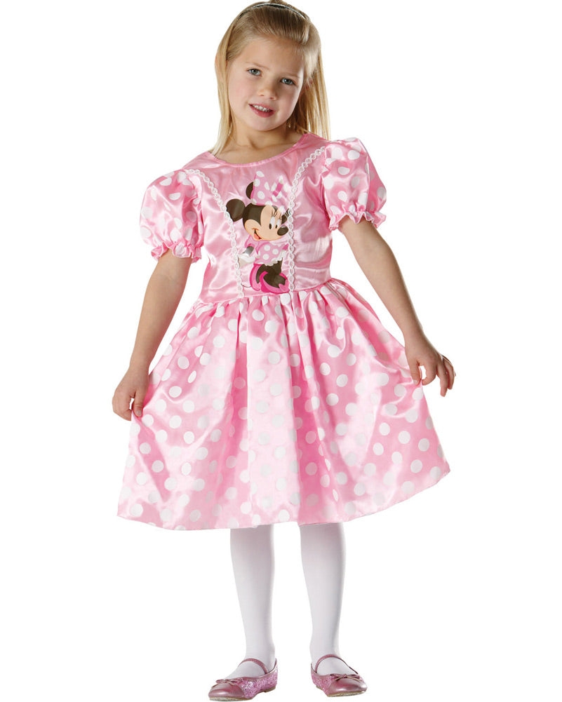 Minnie Mouse Classic Pink Girls Costume