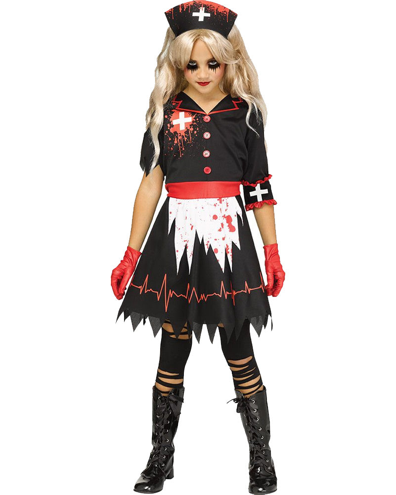 Not So Nice Nurse Kids Halloween Costume