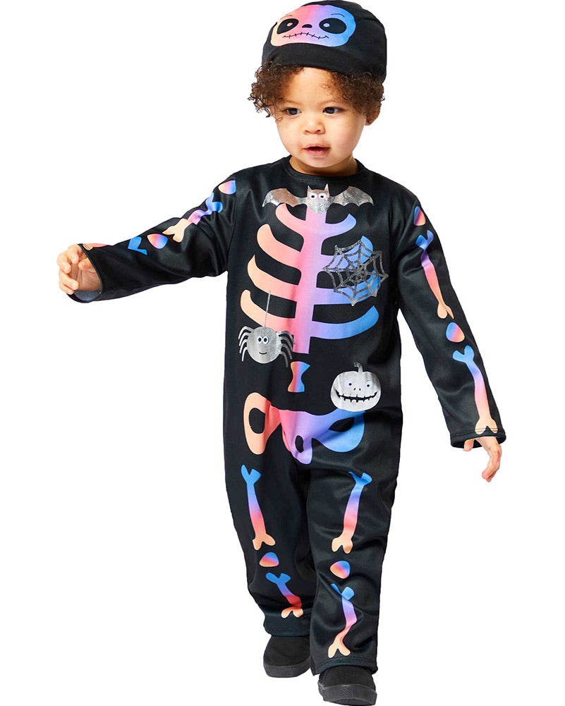 Ombre Skeleton Kids Halloween Costume