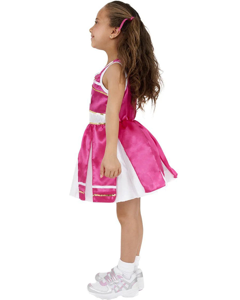 Pink Cheerleader Kids Costume