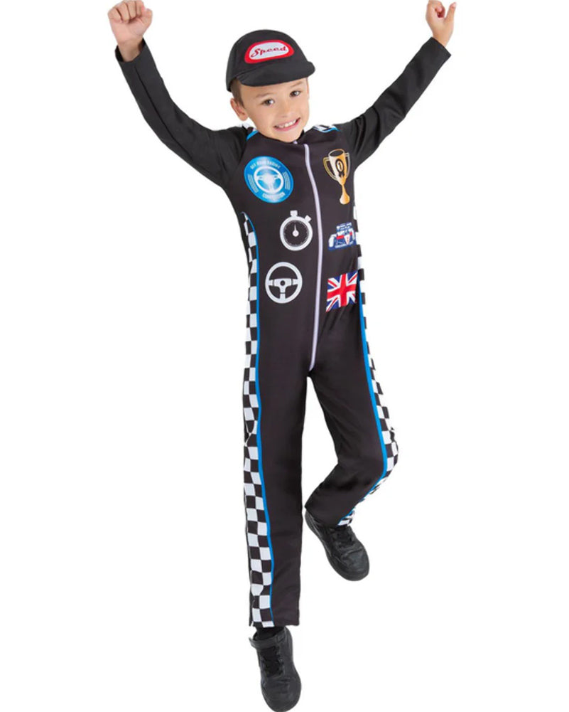 Racing Driver Boys Costume