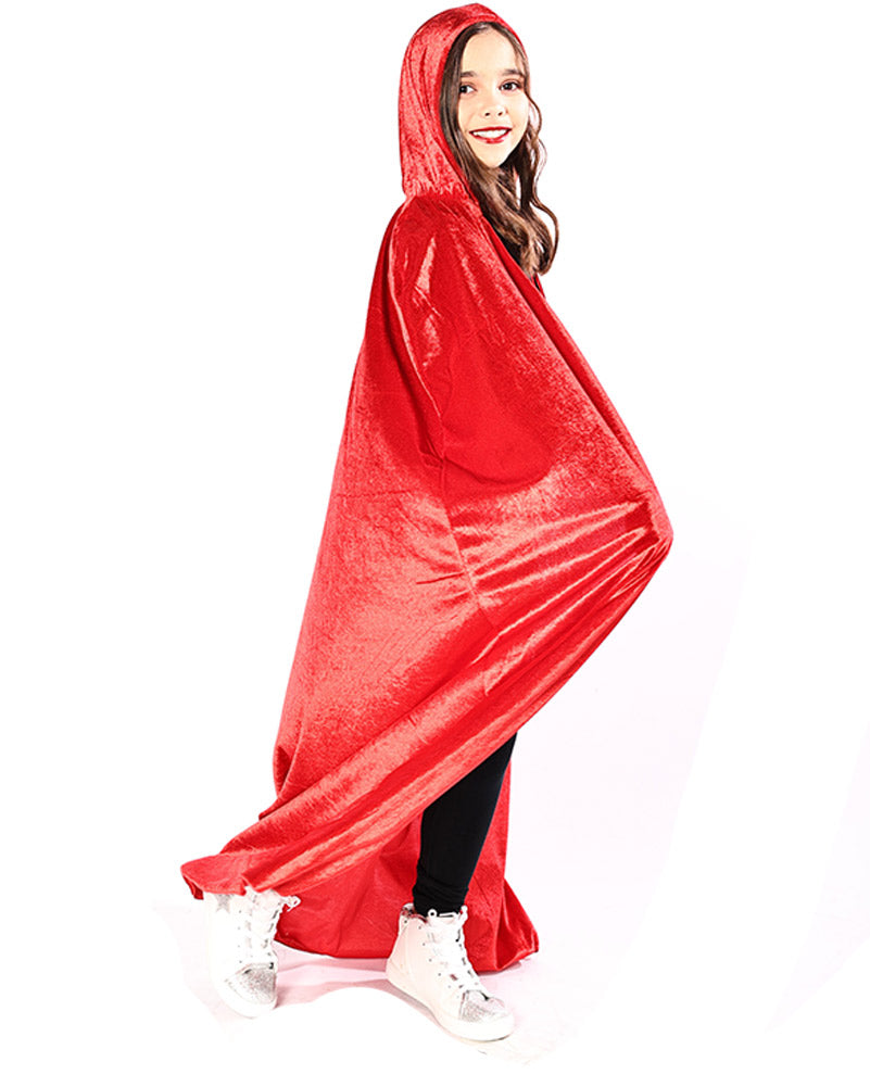 Halloween Red Velvet Deluxe Kids Cape