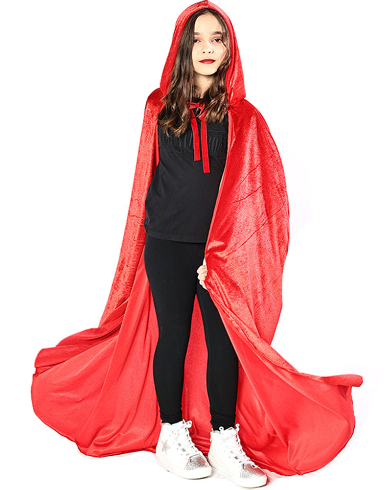 Halloween Red Velvet Deluxe Kids Cape