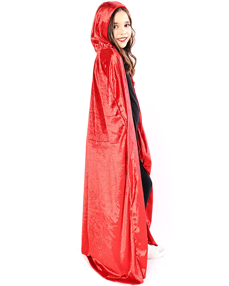 Halloween Red Velvet Deluxe Kids Cape