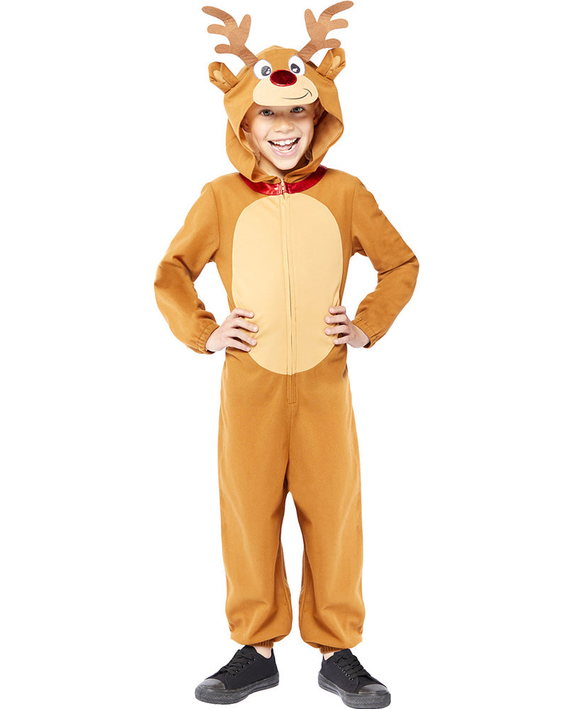 Reindeer Jumpsuit Kids Christmas Costume