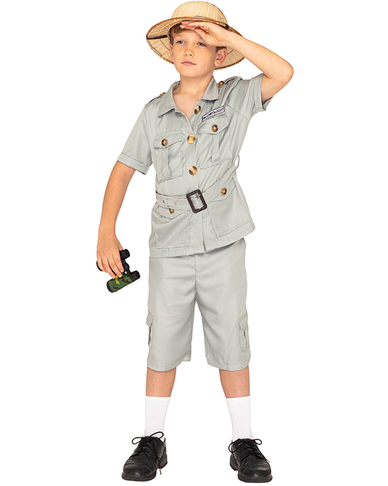 Safari Suit Deluxe Kids Costume