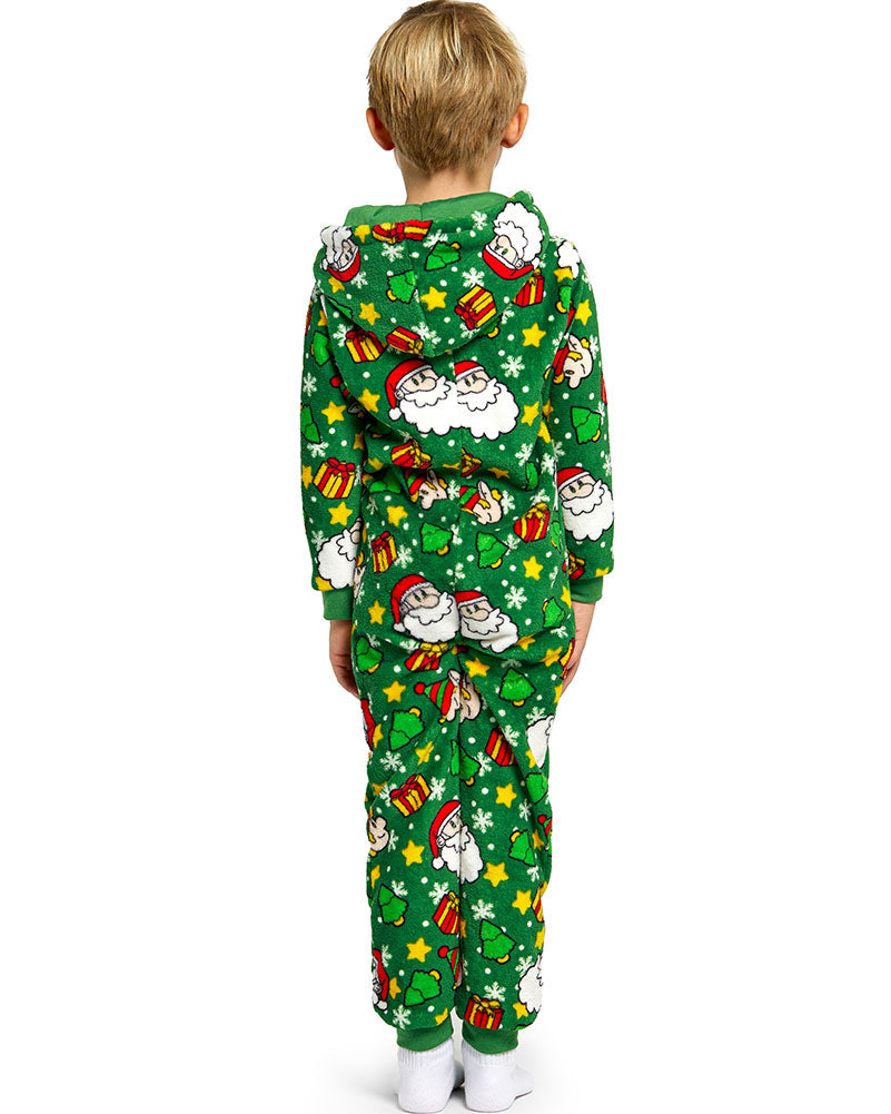 Santa Elves Green Kids Jumpsuit