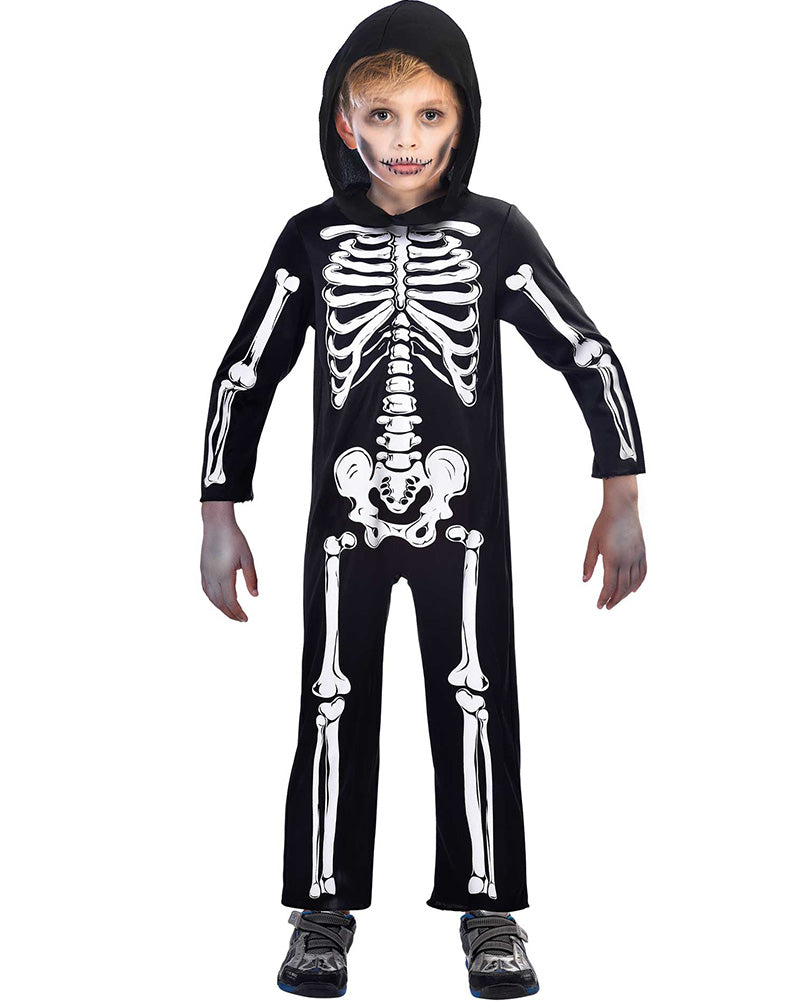 Skeleton Jumpsuit Kids Halloween Costume