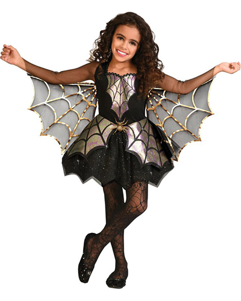 Spider Girl Iridescent Kids Halloween Costume