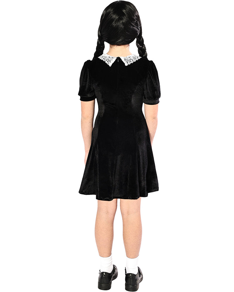 Spooky Goth Girl Deluxe Kids Halloween Costume