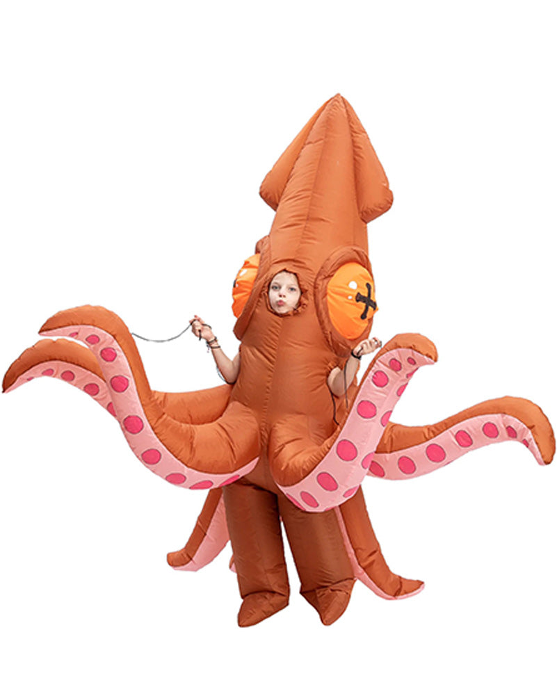 Squid Inflatable Kids Costume