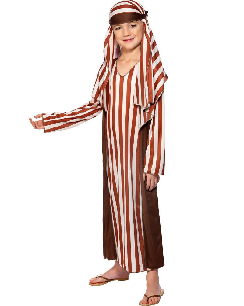 Striped Shepherd Robe Kids Costume
