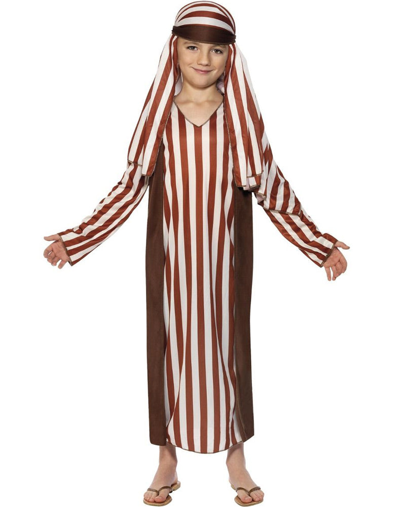 Striped Shepherd Robe Kids Costume