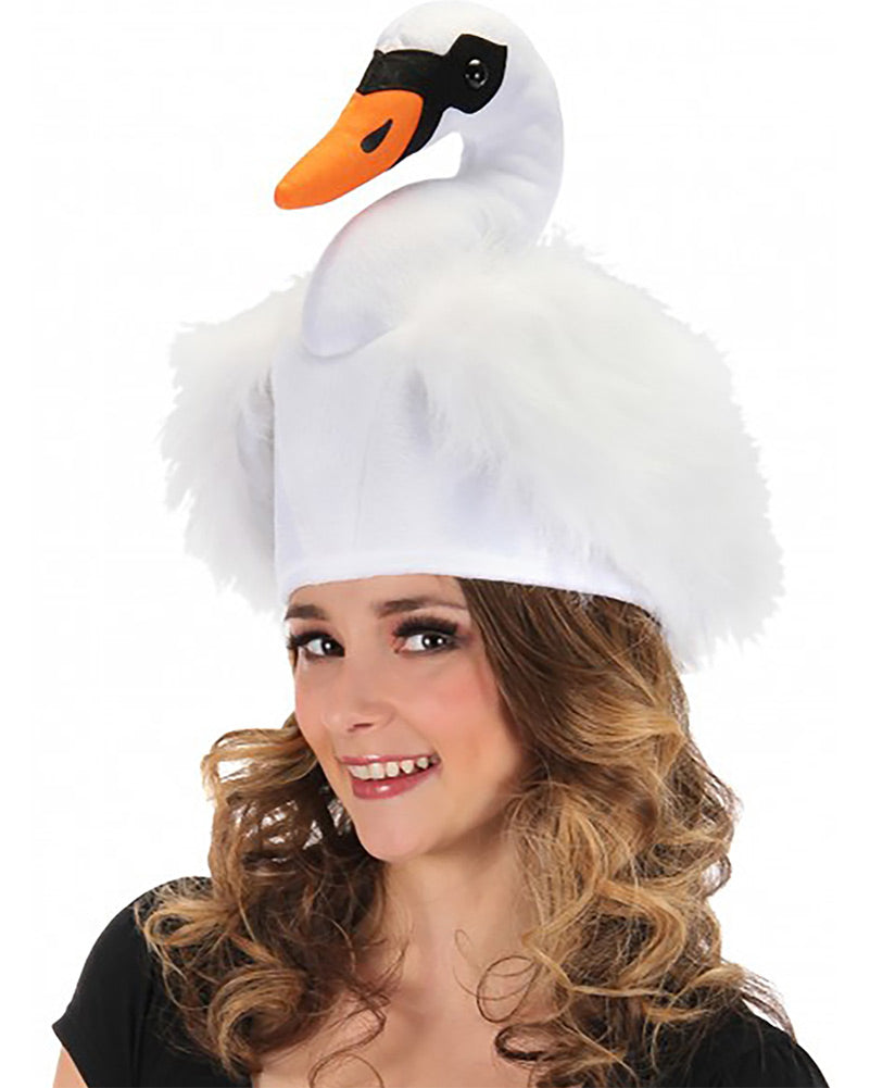 Swan Plush Deluxe Hat