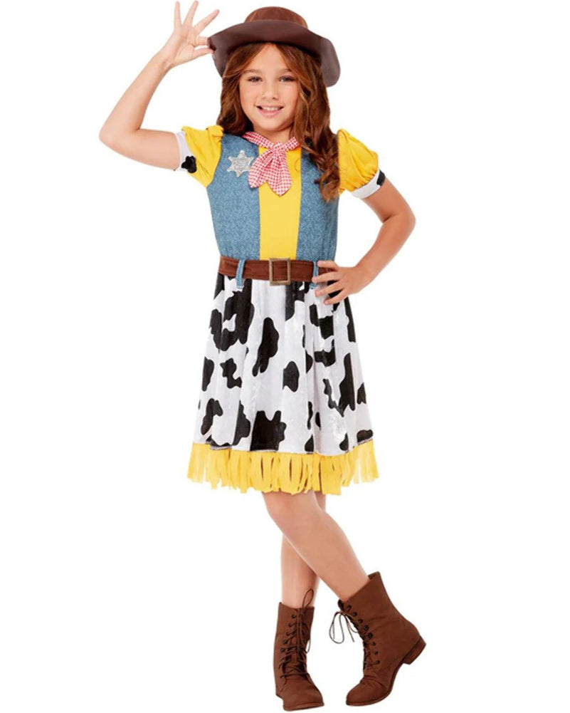 Western Cowgirl Girls Costume