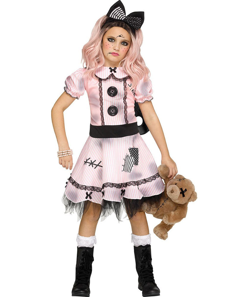 Wicked Wind Up Doll Kids Halloween Costume