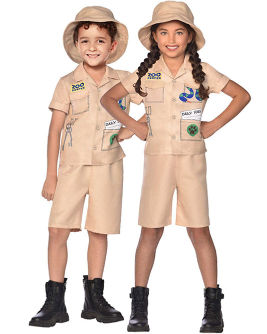 Zoo Keeper Kids Costume