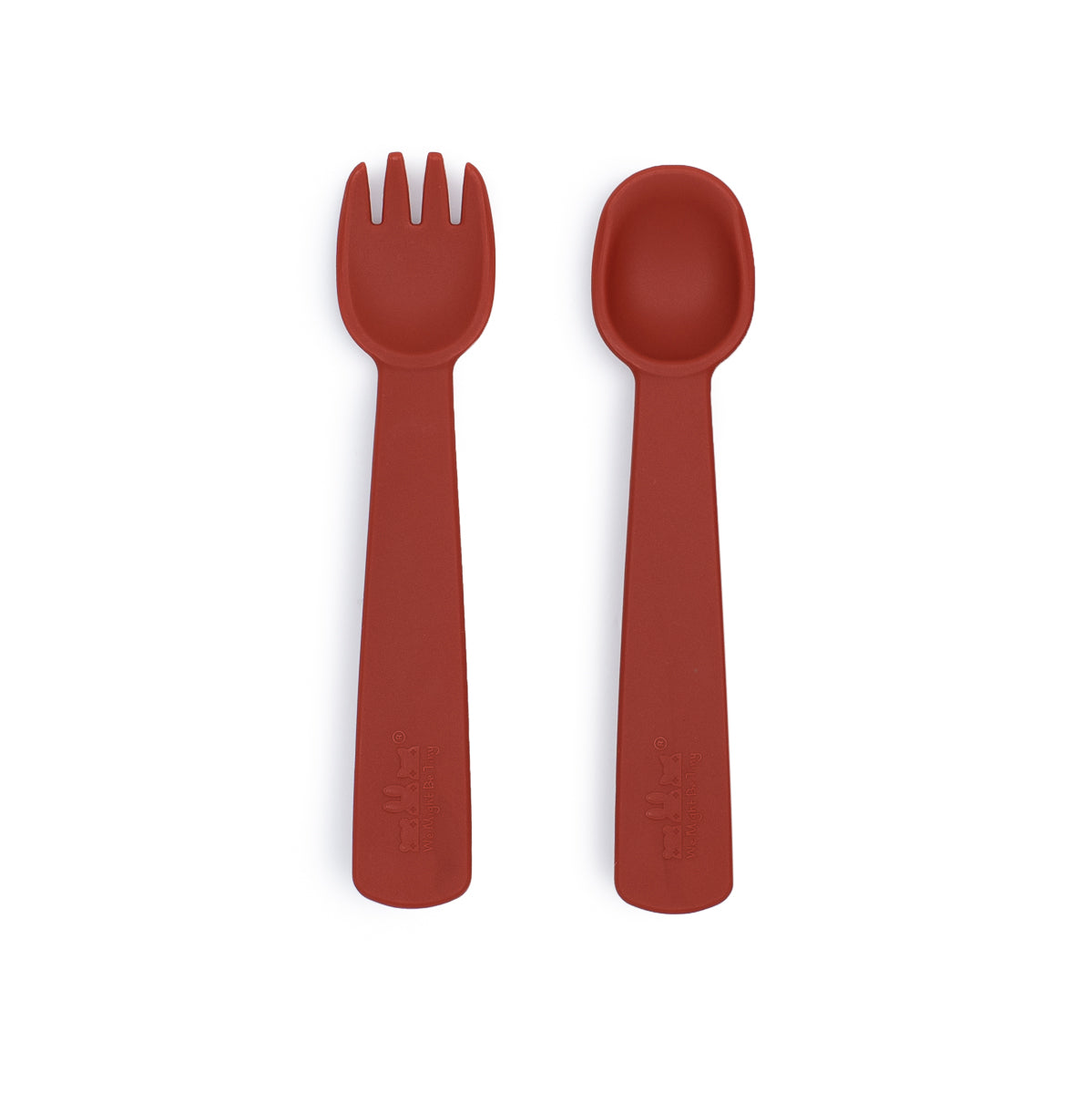 Feedie® Fork & Spoon Set - Rust