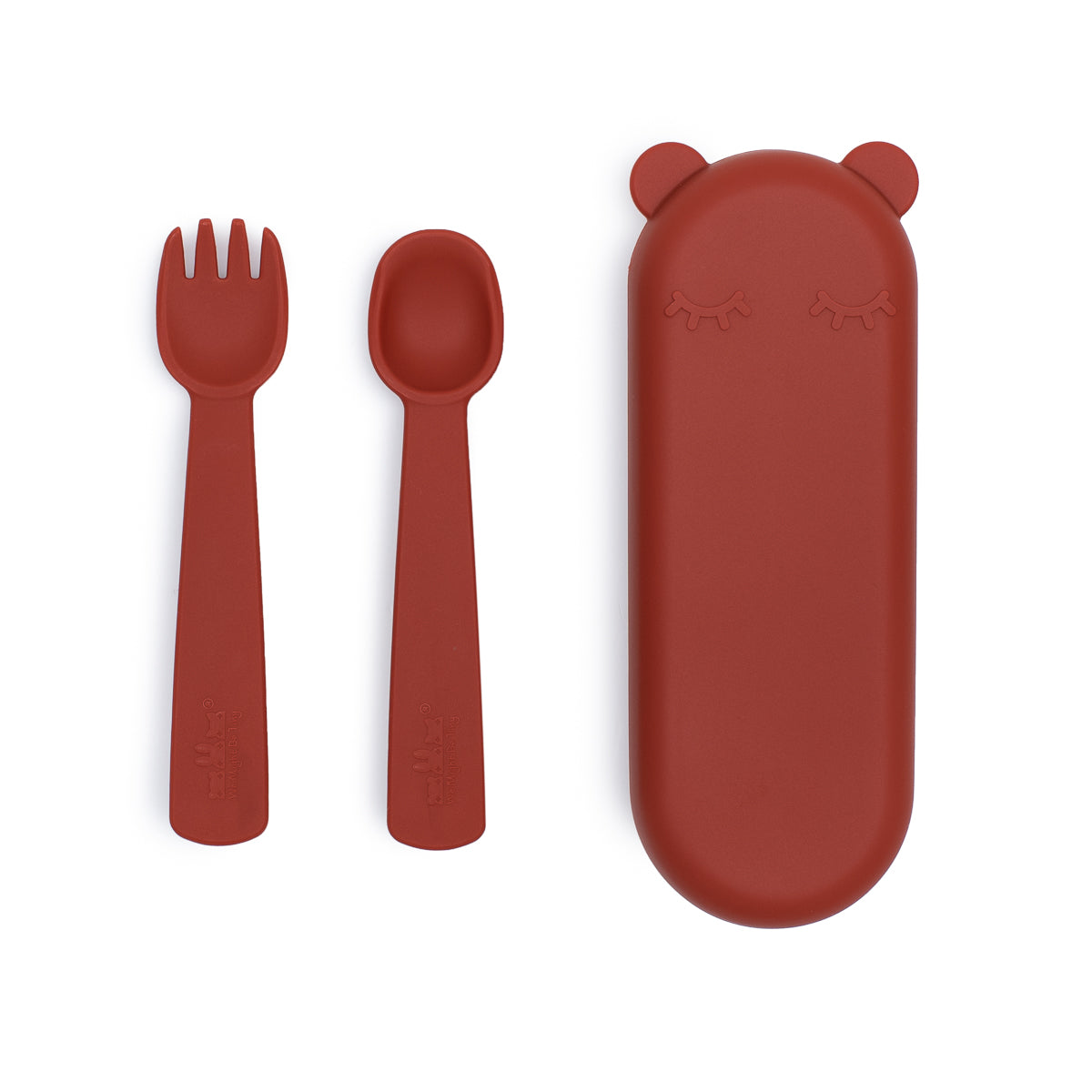 Feedie® Fork & Spoon Set - Rust