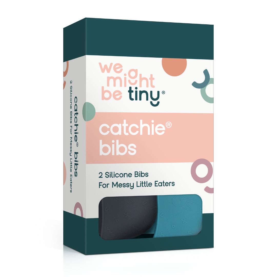 Catchie Bibs® 2.0 - Blue Dusk & Charcoal